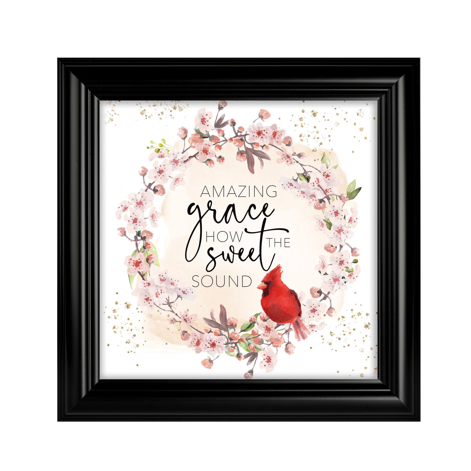 Amazing Grace Heaven Sent Framed Plaque